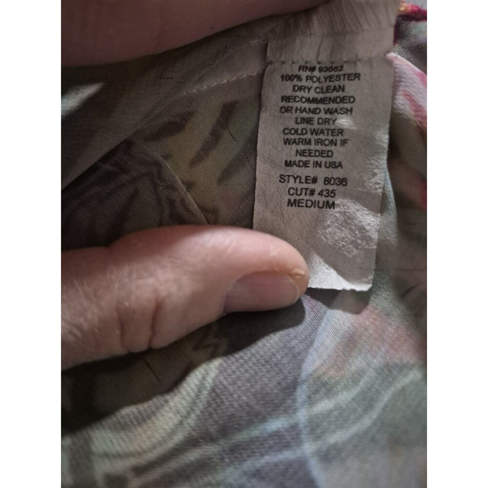 VTG Simply Irresistible M Fairy Baby Doll Top Sheer Flutter Cottage USA 90's - Picture 7 of 7